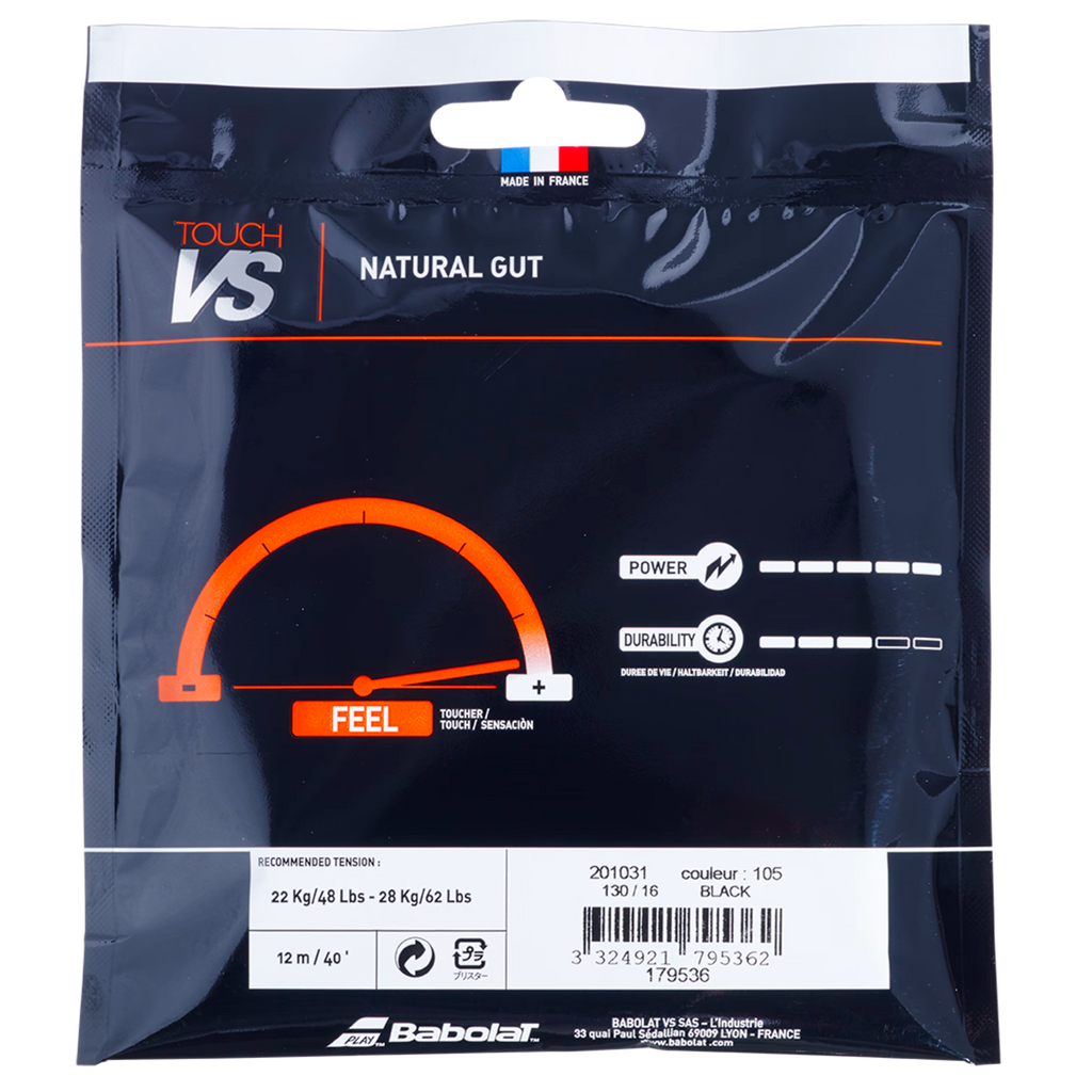Babolat Touch VS Natural Gut Tennis String