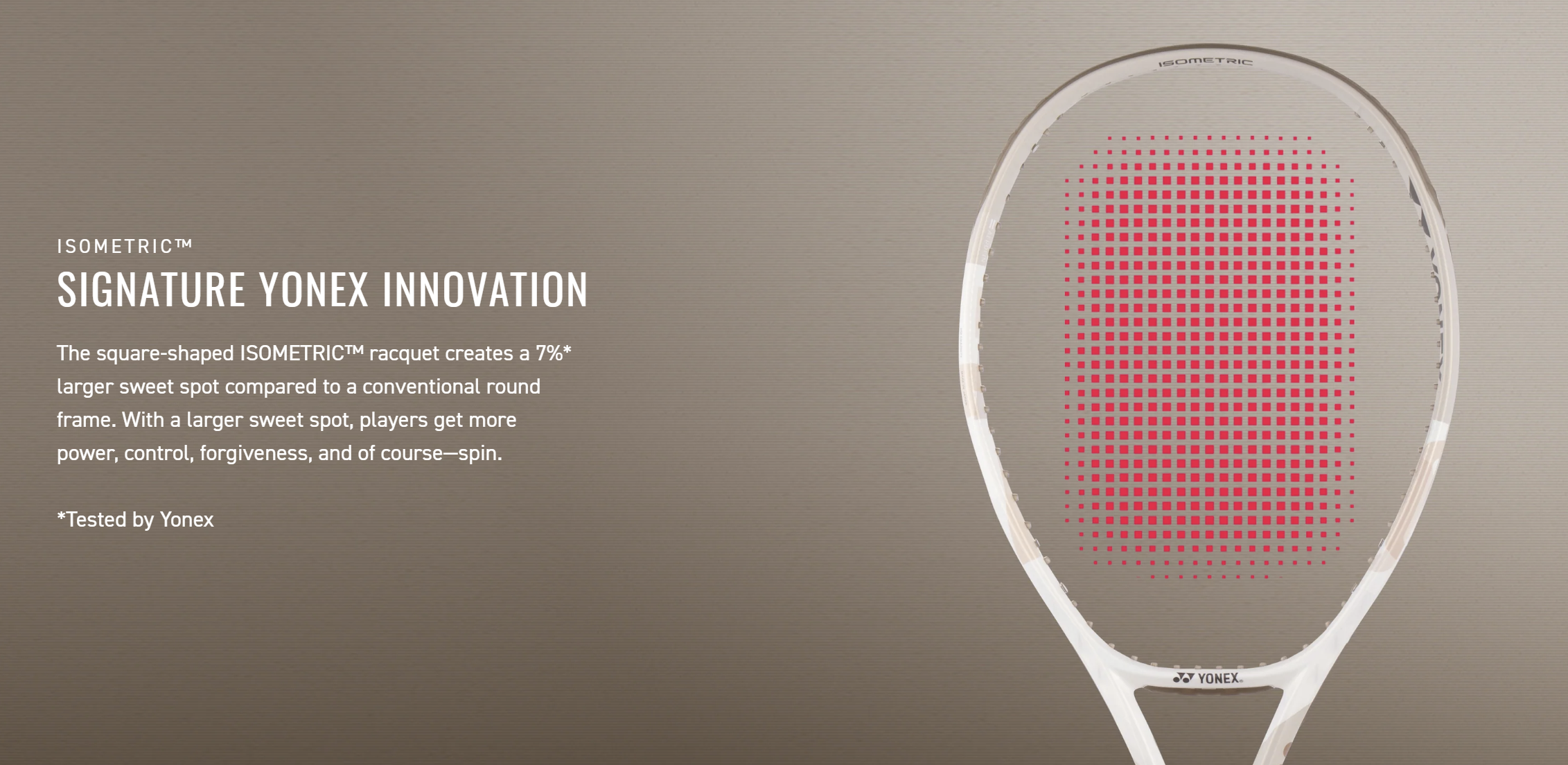Yonex VCORE 100 (8th Gen 2026) Tennis Racquet - Ruby Red